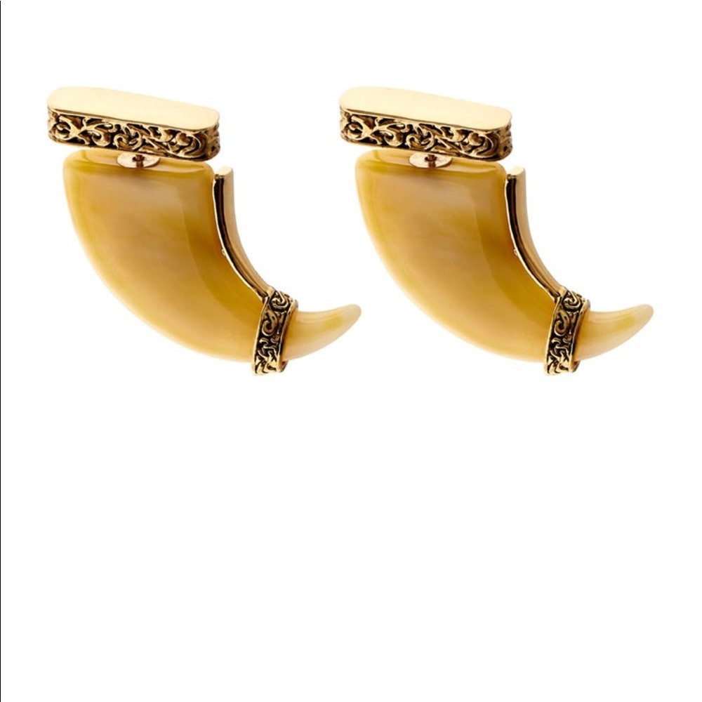 Lulu Frost Horn Earings